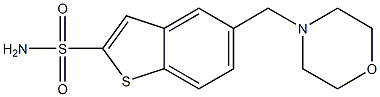 5-(Morpholinomethyl)benzo[b]thiophene-2-sulfonamide Structure