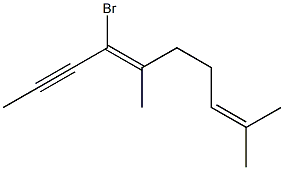 7-Bromo-2,6-dimethyl-2,6-decadien-8-yne 구조식 이미지