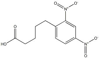 5-(2,4-Dinitrophenyl)valeric acid Structure