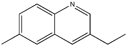 3-Ethyl-6-methylquinoline 구조식 이미지