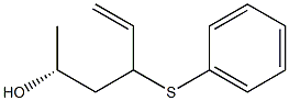 (2R)-4-(Phenylthio)-5-hexen-2-ol 구조식 이미지