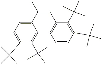 1-(2,3-Di-tert-butylphenyl)-2-(3,4-di-tert-butylphenyl)propane Structure