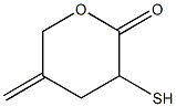 3-Mercapto-5-methylenetetrahydro-2H-pyran-2-one Structure