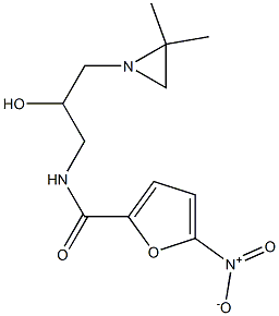 N-[2-Hydroxy-3-(2,2-dimethyl-1-aziridinyl)propyl]-5-nitrofuran-2-carboxamide Structure