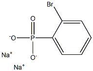2-Bromophenylphosphonic acid disodium salt 구조식 이미지