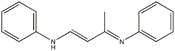 1-(Phenylamino)-3-(phenylimino)-1-butene 구조식 이미지