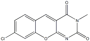 8-Chloro-3-methyl-2H-[1]benzopyrano[2,3-d]pyrimidine-2,4(3H)-dione Structure