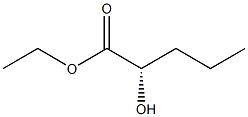 [S,(-)]-2-Hydroxyvaleric acid ethyl ester Structure