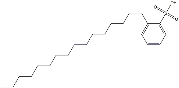 2-Hexadecylbenzenesulfonic acid Structure