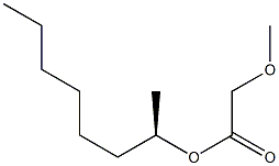 (-)-Methoxyacetic acid (R)-1-methylheptyl ester 구조식 이미지