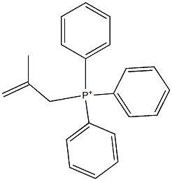 (2-Methyl-2-propenyl)triphenylphosphonium 구조식 이미지