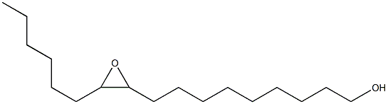 10,11-Epoxyheptadecan-1-ol 구조식 이미지