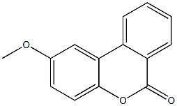 2-Methoxy-6H-dibenzo[b,d]pyran-6-one 구조식 이미지