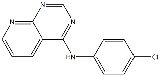 4-[(4-Chlorophenyl)amino]pyrido[2,3-d]pyrimidine 구조식 이미지