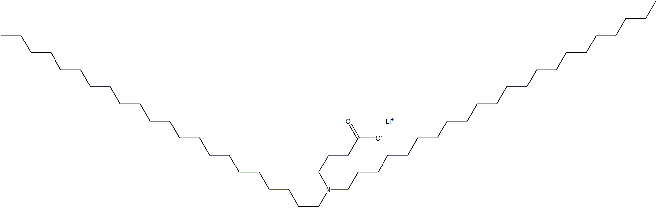 4-(Didocosylamino)butyric acid lithium salt Structure