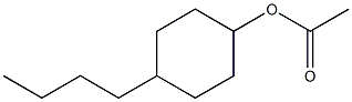 Acetic acid 4-butylcyclohexyl ester 구조식 이미지