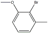 2-Bromo-3-methylanisole 구조식 이미지