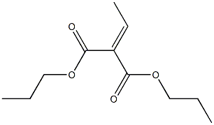 Ethylidenemalonic acid dipropyl ester Structure