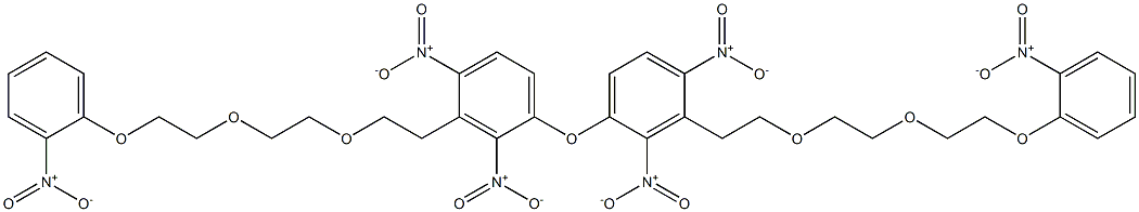 [2-[2-[2-(2-Nitrophenoxy)ethoxy]ethoxy]ethyl](2,4-dinitrophenyl) ether 구조식 이미지