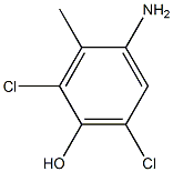 2,6-Dichloro-4-amino-m-cresol Structure