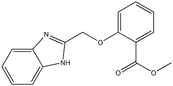 2-[(1H-Benzimidazol-2-yl)methoxy]benzoic acid methyl ester Structure