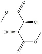 (2R,3S)-2,3-Dichlorosuccinic acid dimethyl ester Structure