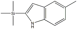 2-Trimethylsilyl-5-methyl-1H-indole Structure