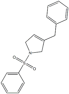 1-(Phenylsulfonyl)-3-benzyl-3-pyrroline Structure