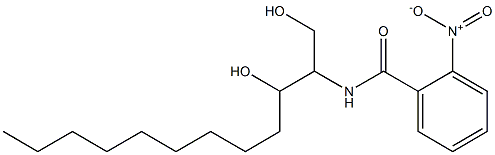 N-(1,3-Dihydroxydodecan-2-yl)-2-nitrobenzamide Structure