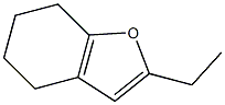 4,5,6,7-Tetrahydro-2-ethylbenzofuran 구조식 이미지