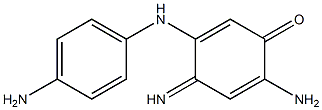 N-(4-Aminophenyl)-2,5-diamino-1,4-benzoquinone imine 구조식 이미지