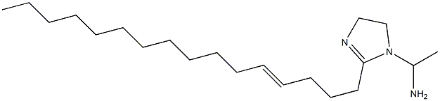 1-(1-Aminoethyl)-2-(4-hexadecenyl)-2-imidazoline 구조식 이미지