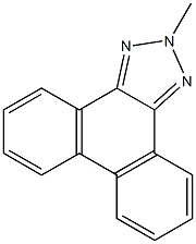 2-Methyl-2H-phenanthro[9,10-d]triazole 구조식 이미지