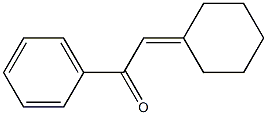 1-Phenyl-2-cyclohexylideneethan-1-one 구조식 이미지
