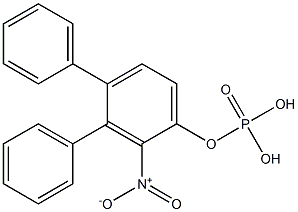 Phosphoric acid diphenyl(2-nitrophenyl) ester Structure