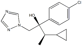 (2R,3R)-2-(4-Chlorophenyl)-3-cyclopropyl-1-(1H-1,2,4-triazol-1-yl)butan-2-ol 구조식 이미지