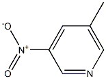 3-Nitro-5-methylpyridine 구조식 이미지