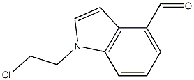 1-(2-Chloroethyl)-1H-indole-4-carbaldehyde Structure