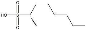 [S,(-)]-2-Octanesulfonic acid 구조식 이미지