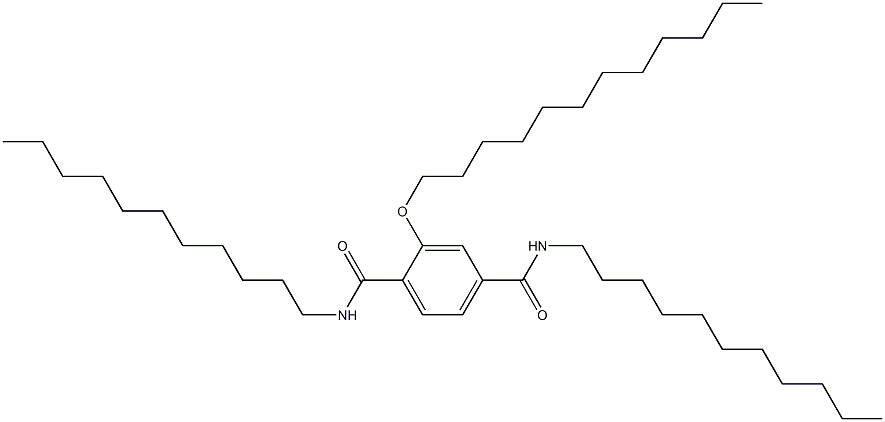 2-(Dodecyloxy)-N,N'-diundecylterephthalamide 구조식 이미지