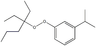 3-Isopropylphenyl 1,1-diethylbutyl peroxide 구조식 이미지