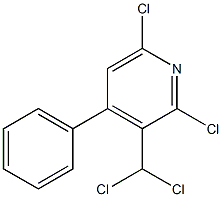 2,6-Dichloro-3-(dichloromethyl)-4-phenylpyridine 구조식 이미지