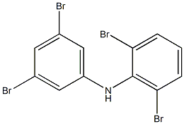 2,6-Dibromophenyl 3,5-dibromophenylamine 구조식 이미지