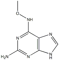 N'-Methoxy-9H-purine-2,6-diamine 구조식 이미지