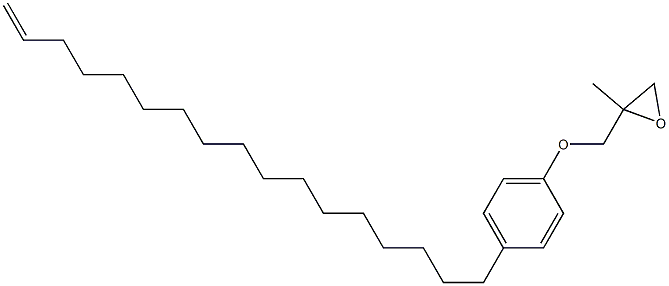 4-(16-Heptadecenyl)phenyl 2-methylglycidyl ether Structure