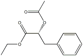 [R,(+)]-2-(Acetyloxy)-3-phenylpropionic acid ethyl ester 구조식 이미지