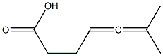 6-Methyl-4,5-heptadienoic acid 구조식 이미지