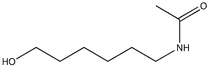 N-(6-Hydroxyhexyl)acetamide 구조식 이미지