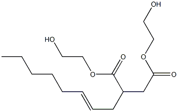 2-(2-Octenyl)succinic acid bis(2-hydroxyethyl) ester Structure
