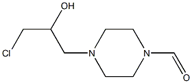 4-(2-Hydroxy-3-chloropropyl)piperazine-1-carbaldehyde Structure